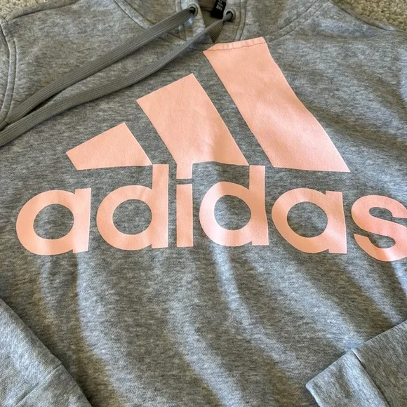 Girls Adidas cropped hoodie - Picture 4 of 4